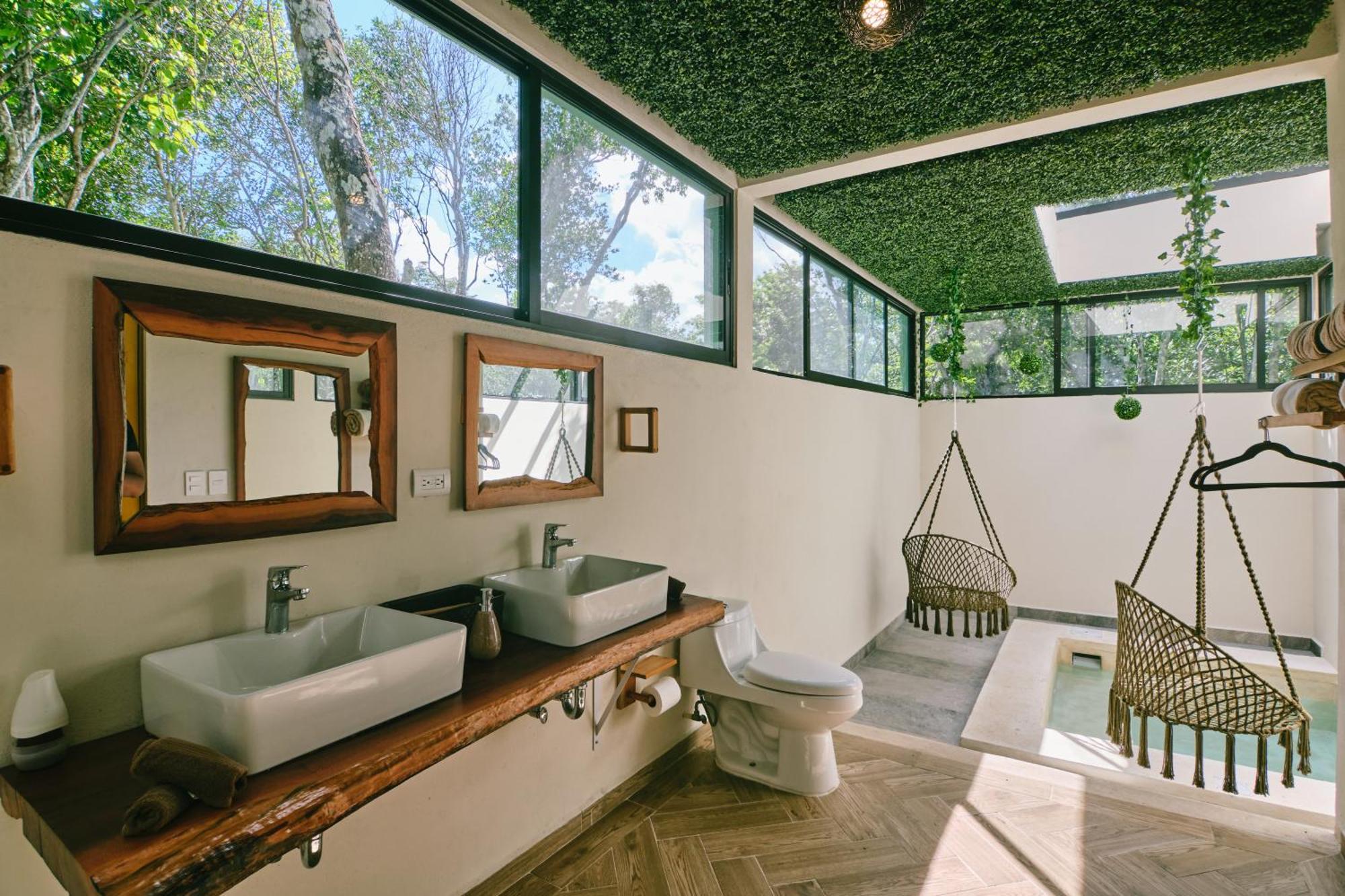Villas Zamna - Jungle Villas โกซูเมล ภายนอก รูปภาพ