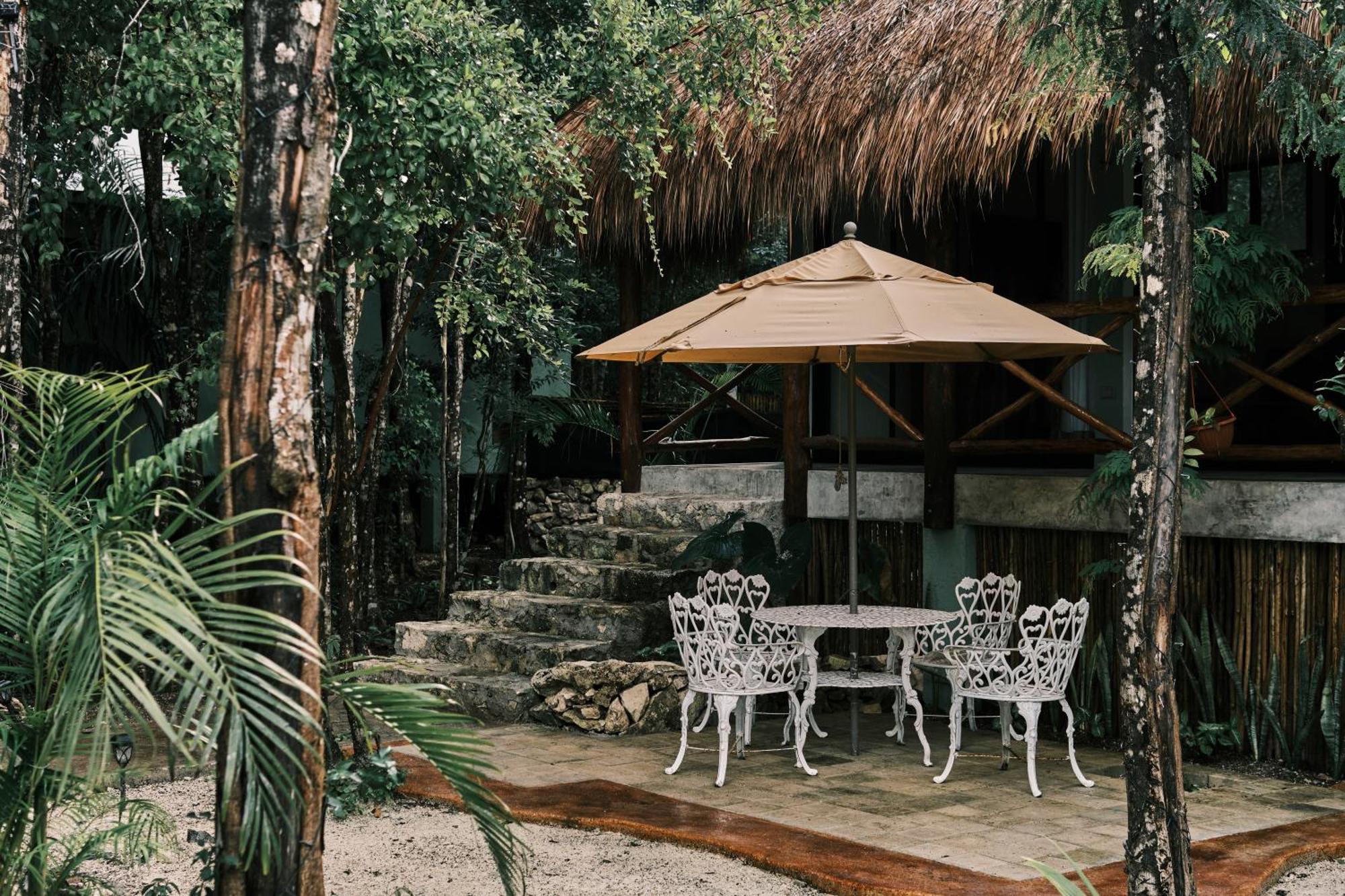 Villas Zamna - Jungle Villas โกซูเมล ภายนอก รูปภาพ
