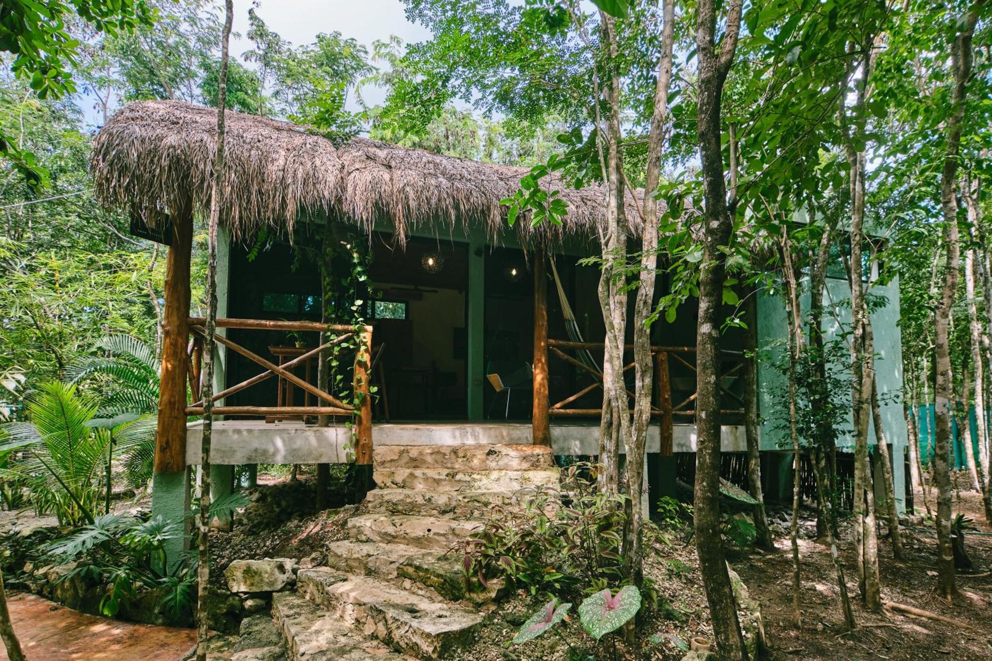 Villas Zamna - Jungle Villas โกซูเมล ภายนอก รูปภาพ