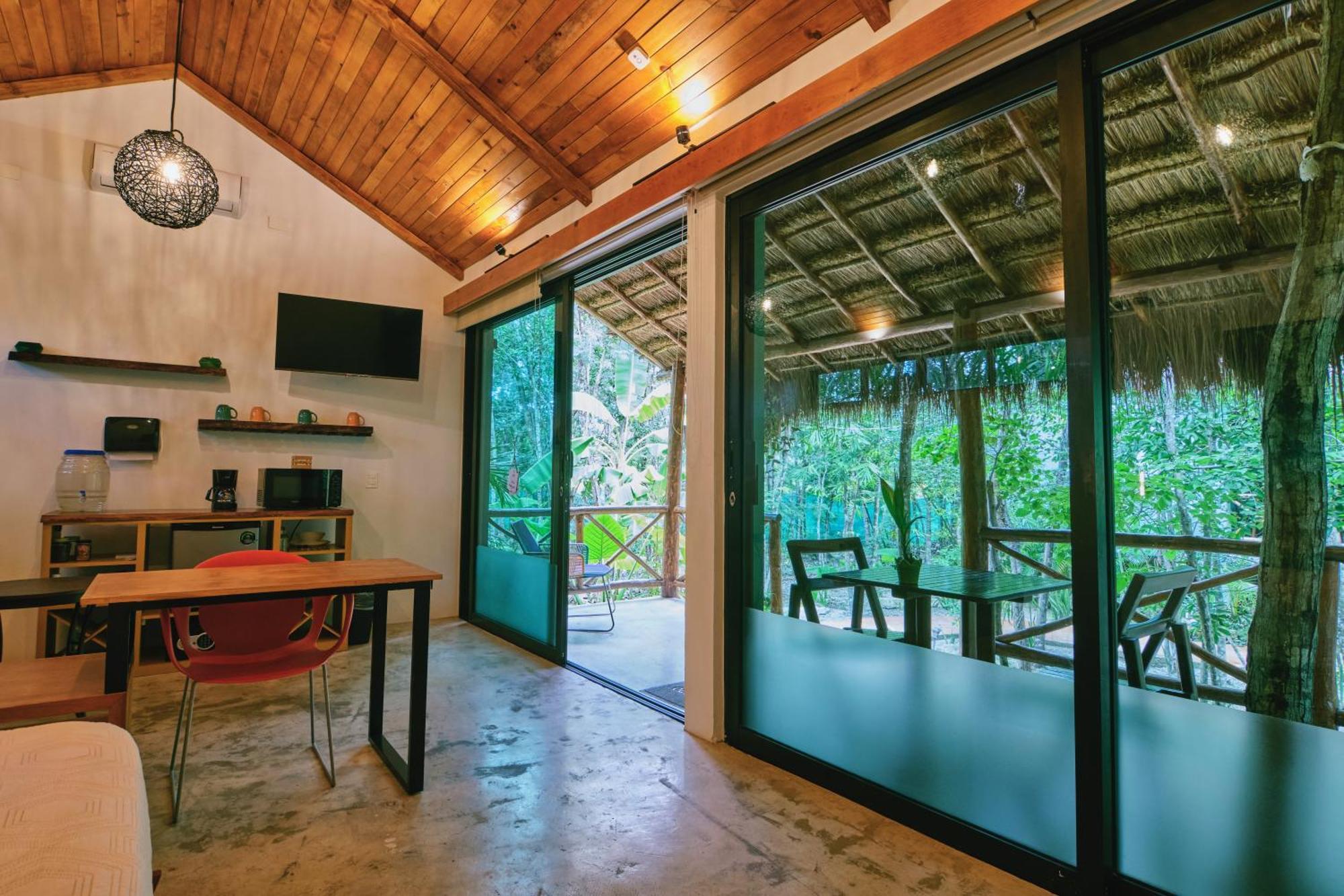 Villas Zamna - Jungle Villas โกซูเมล ภายนอก รูปภาพ